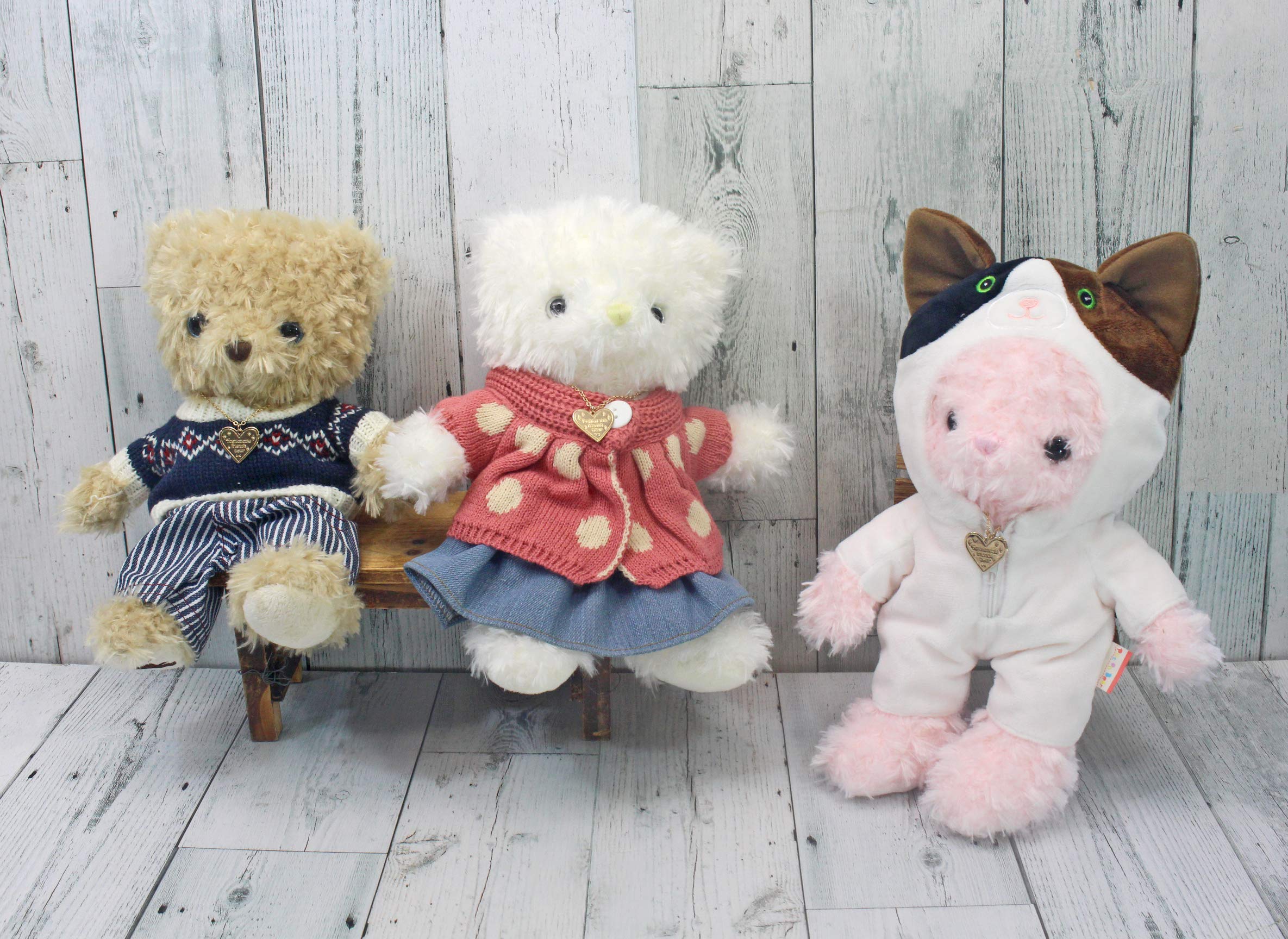 Amazon.co.jp: テイクオフ ぬいぐるみ おきがえくま ベージュ : ペット用品